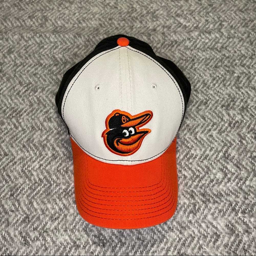 Men’s Baltimore Orioles White/Orange Hat - S/M